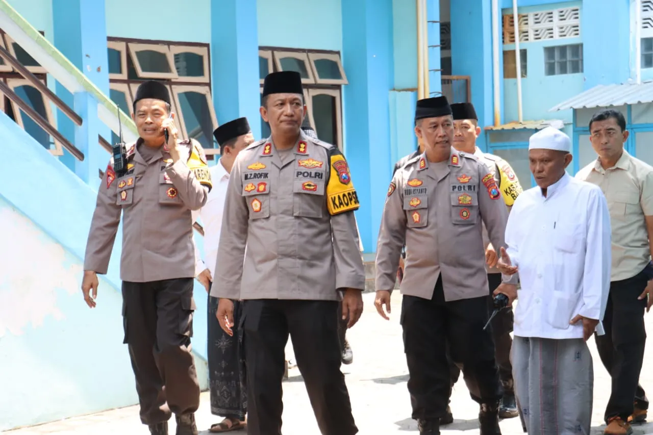 Cooling System Pasca Pemungutan Suara Pemilu 2024, Kapolres Lumajang Silaturahmi ke Ponpes Miftahul Ulum 