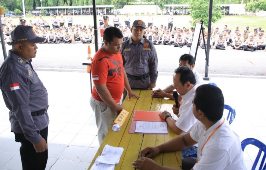 Pastikan Berjalan Sesuai SOP, Polres Madiun Gelar Simulai