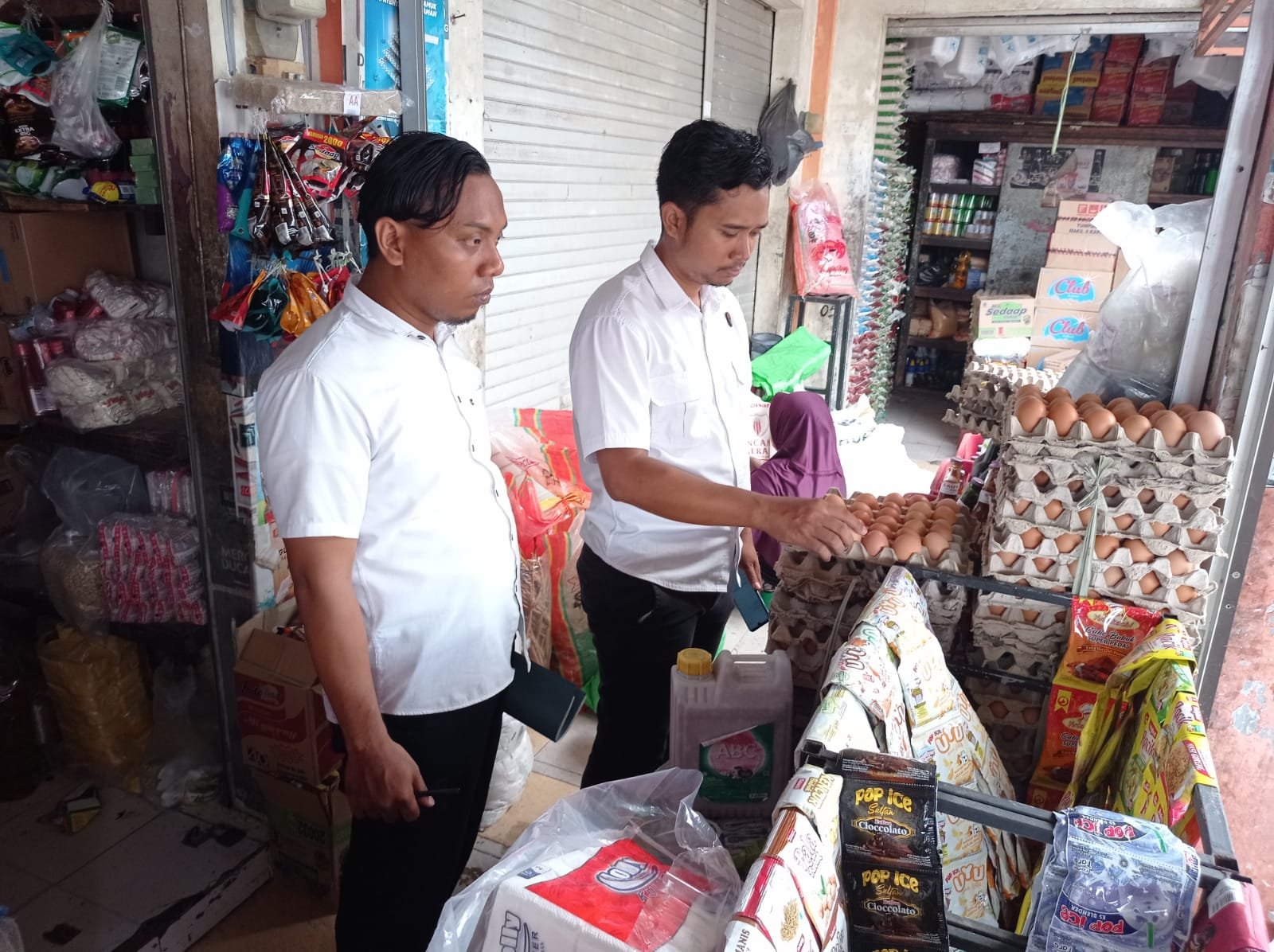 Jelang Ramadhan, Polres Bangkalan bersama Disperindag Cek Stok Bahan Pangan di Sejumlah Pasar
