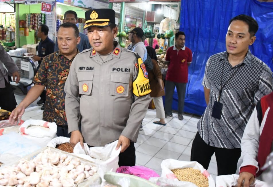 Satgas Pangan Polres Madiun Kota Bersama Disperindag Pantau Stok Dan Harga Bahan Pokok Pangan