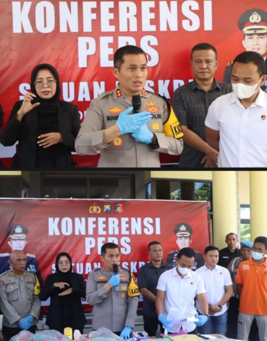 Konfernsi Pers Penemuan Mayat Perempuan Tanpa Identitas, di Rejoso. 