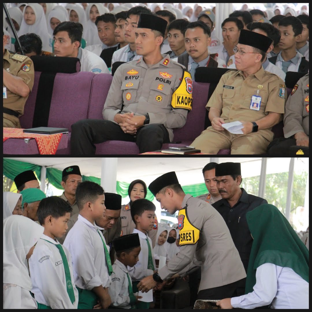 Hadiri Pondok Ramadhan SMK Islam Bustanul Ulum Kapolres Jember Beri Motivasi Santri