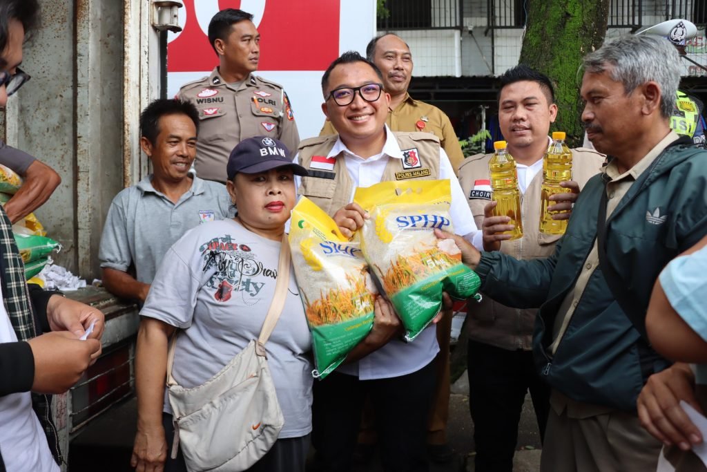 Satgas Pangan Polres Malang dan Disperindag Gelar Operasi Pasar Murah, Harga Beras Berangsur Turun