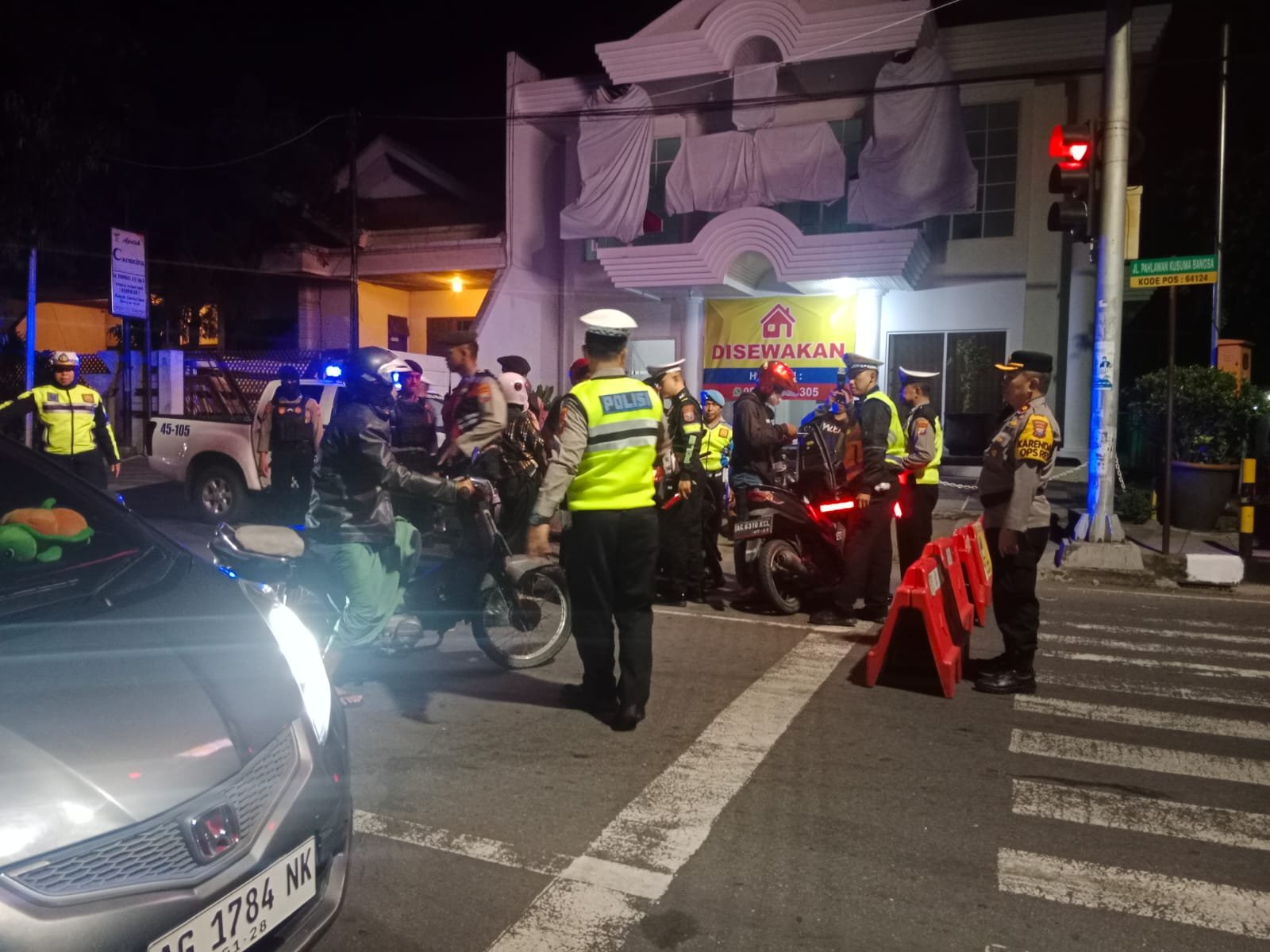 Polisi Amankan Puluhan Ranmor Tidak Sesuai Spektek di Kota Kediri Diduga Balap Liar