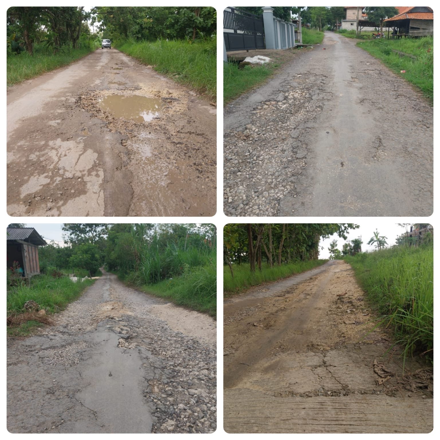 Kemanakah Arahnya Dana Desa Moarah Kabupaten Bangkalan??? Bahkan Pembangunan Akses Jalan pun Tidak Terlihat 