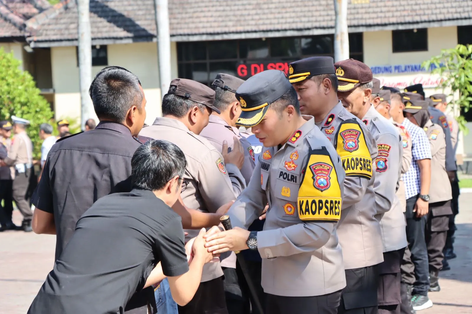 Kapolres Nganjuk Gelar Halal Bihalal Bersama Anggota dan ASN Polri
