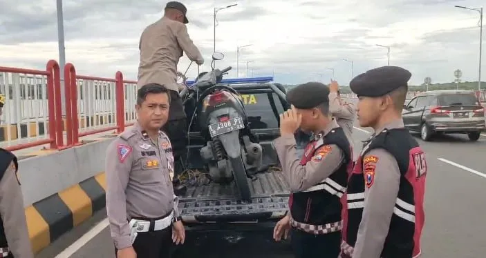Polres Bangkalan Temukan Pemilik Sepeda Motor Tak Bertuan yang Viral di Jembatan Suramadu KM 4
