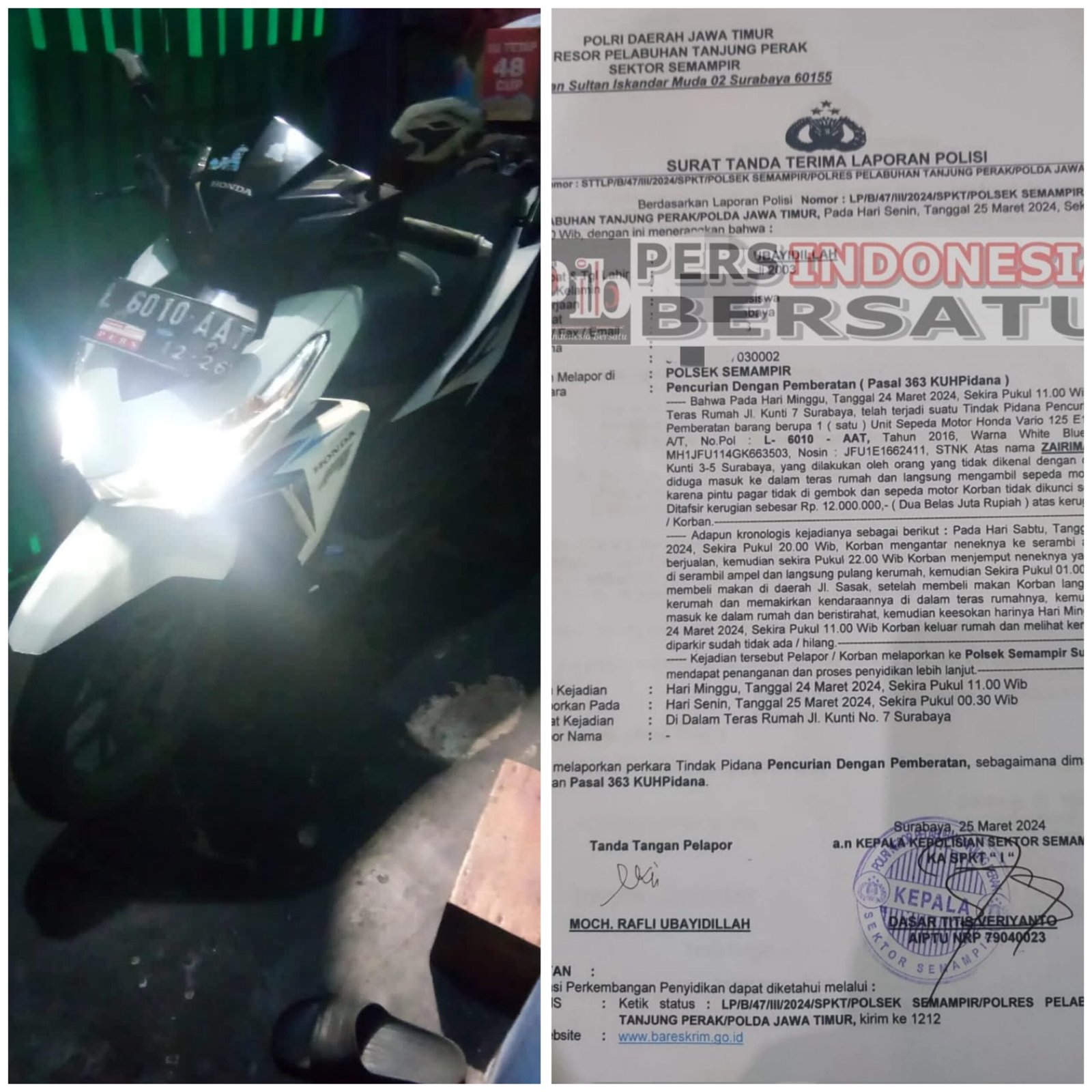 Diduga Pengguna Narkoba Meningkat, Wilayah Hukum Polsek Semampir Tidak Aman, Warga Kelurahan Sidotopo Resah Adanya Pencuri