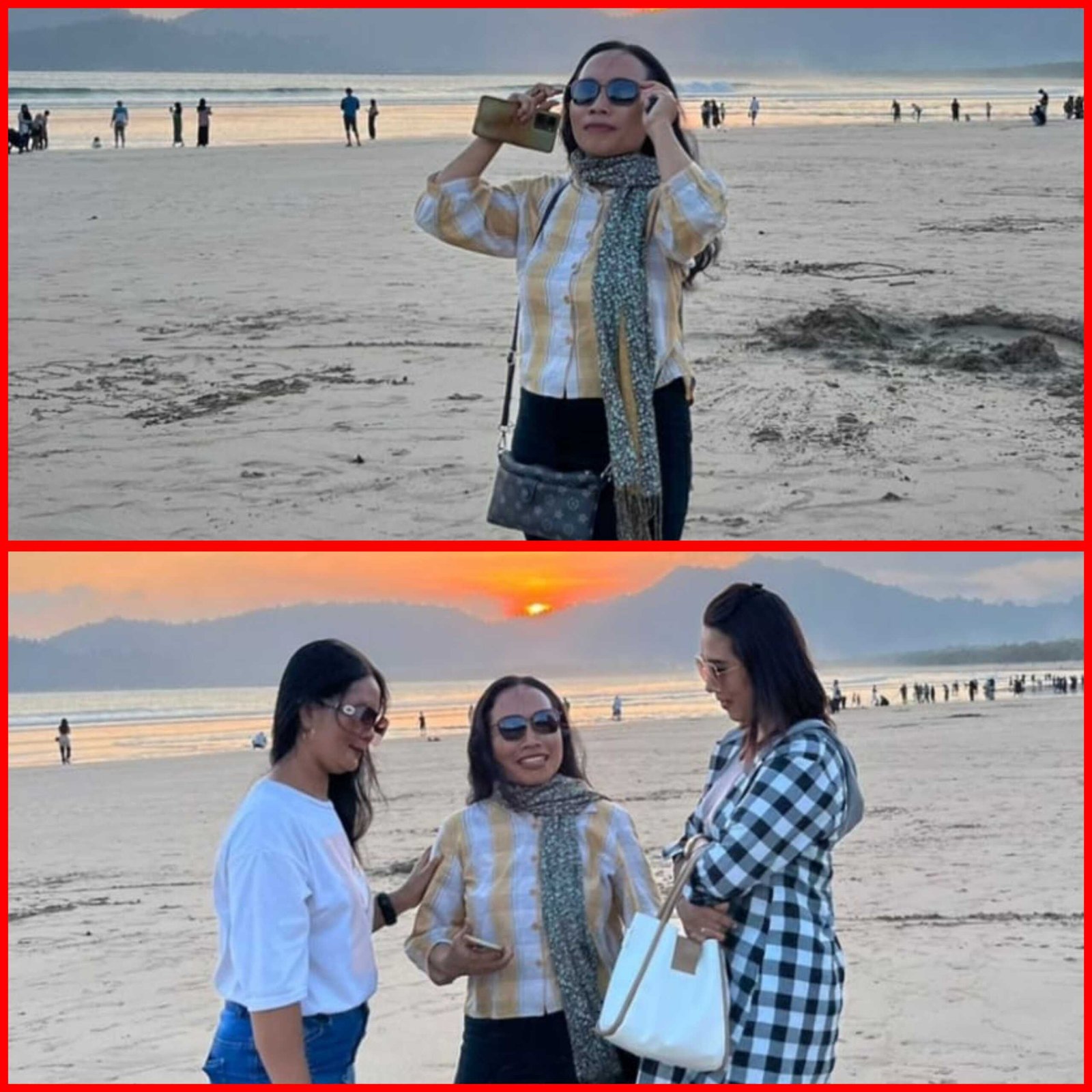 Suharini, Wekkend di Pantai Pulau Merah, Surga Tersembunyi di Banyuwangi