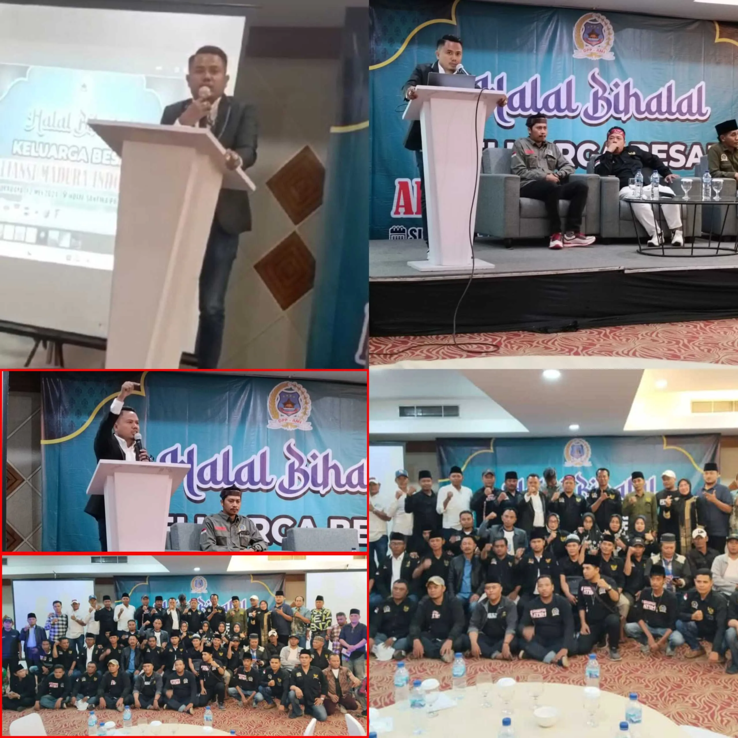 Keluarga Besar Aliansi Madura Indonesia Gelar Halal Bihalal di Hotel Santika Premiere Gubeng