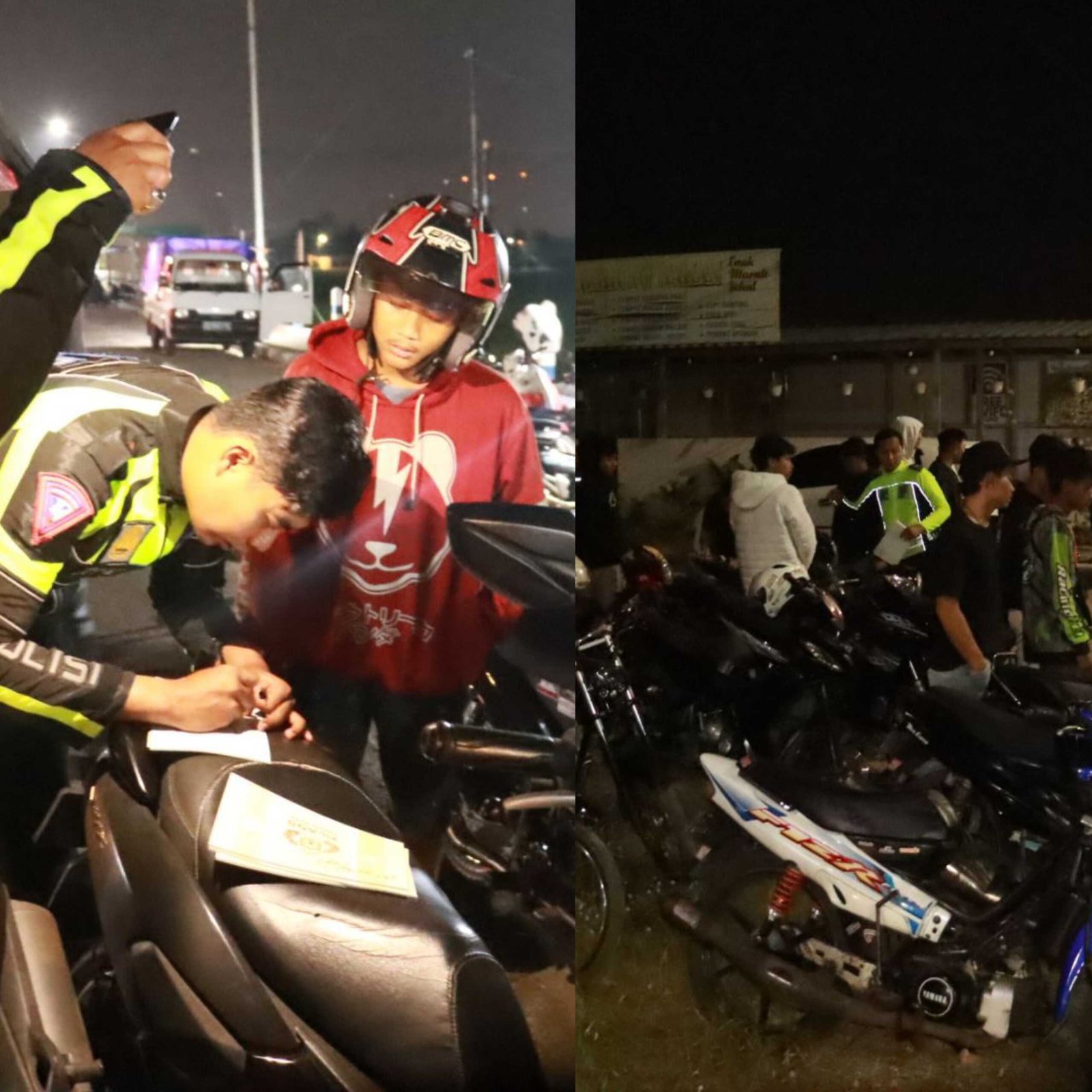 Polres Pacitan Amankan 29 Motor Diduga Balapan Liar