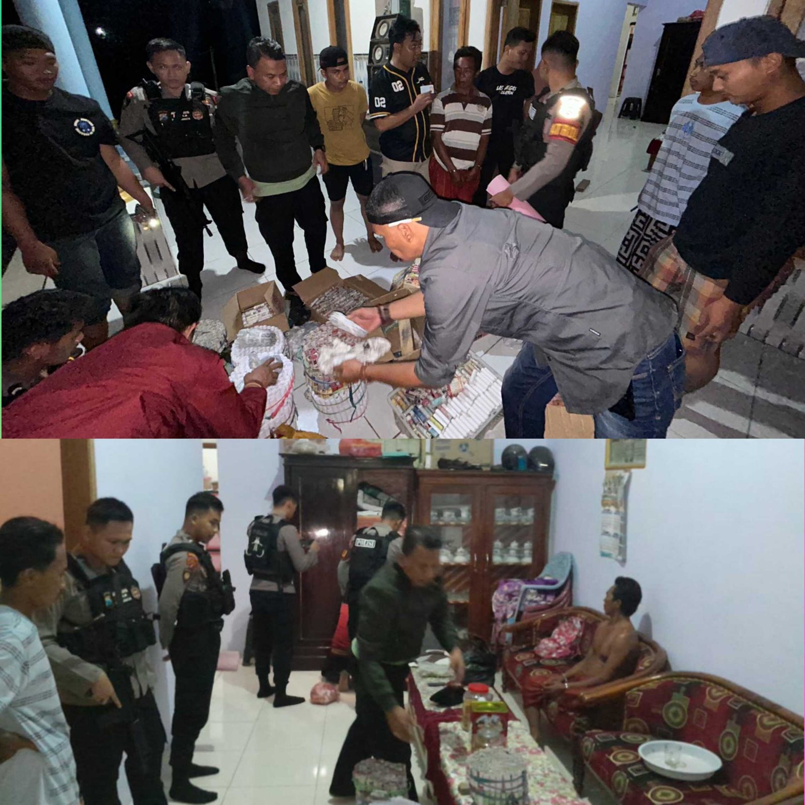 Polres Probolinggo Berhasil Amankan Ratusan Bahan Peledak Jenis Mercon di Besuk