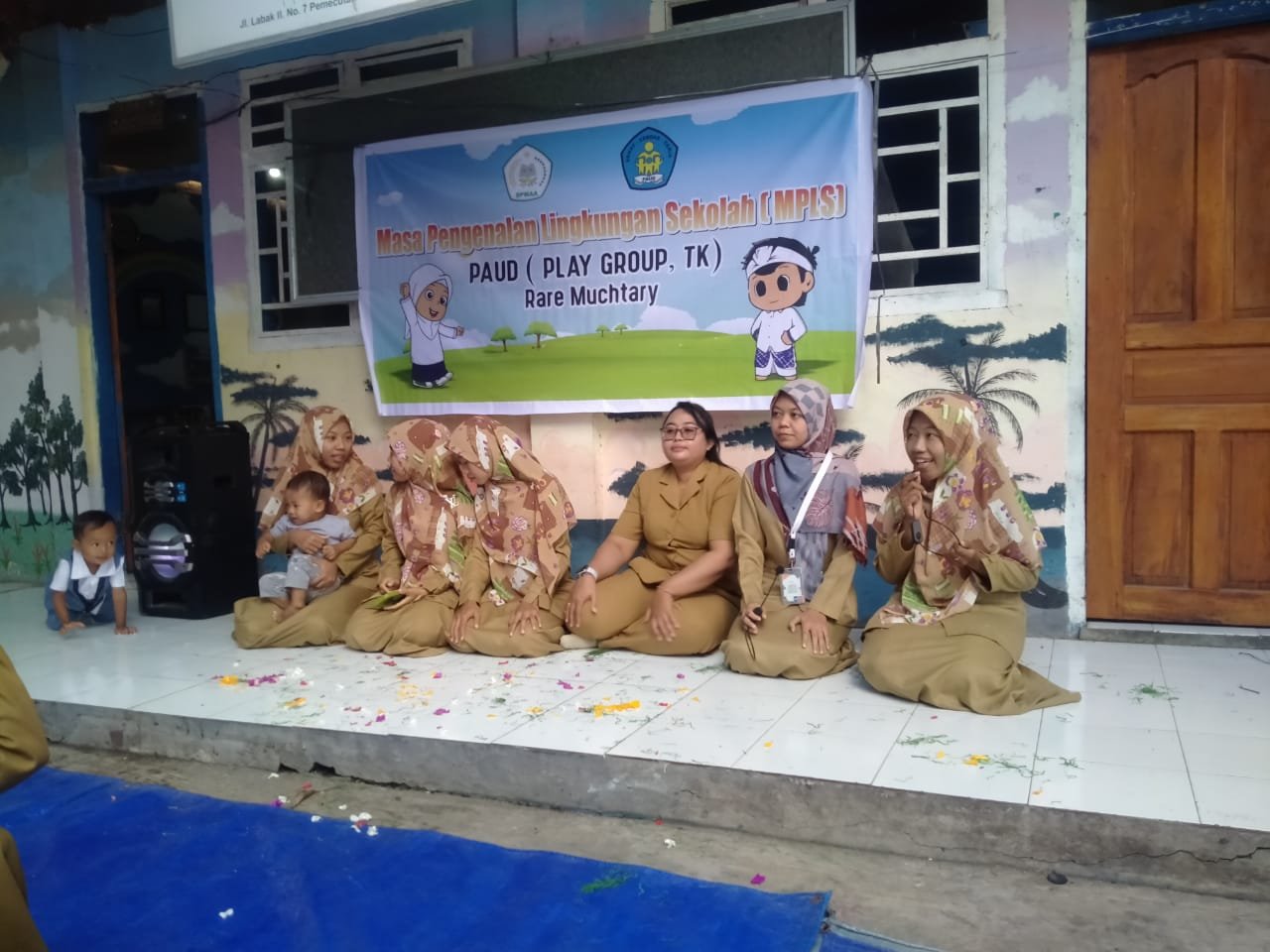 Aishwa Mengikuti MPLS di TK Rare Muchtary Yayasan Perguruan SPMAA Bali 