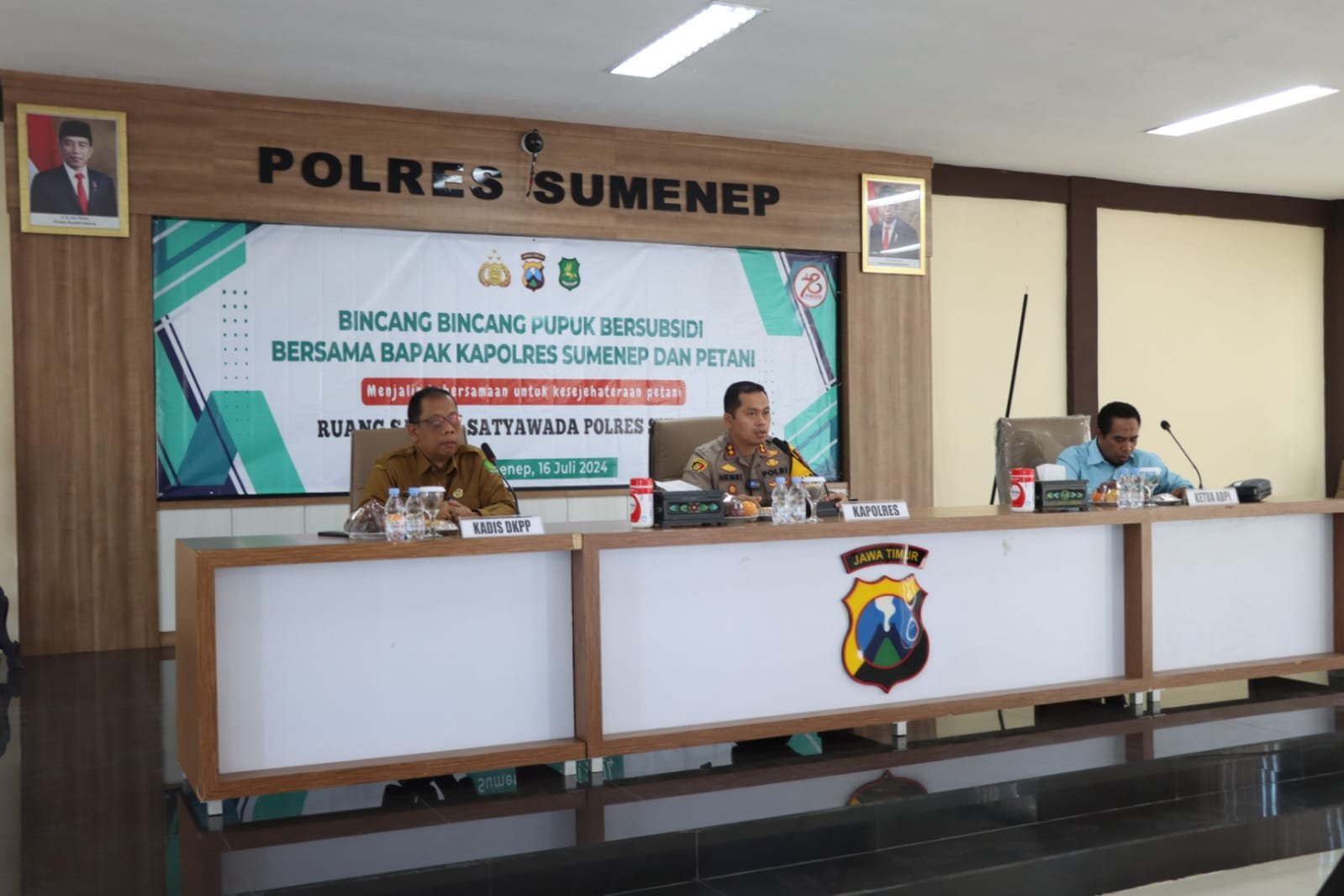 Dorong Kesejahteraan Petani, Polres Sumenep Ingatkan Distribusi Pupuk Bersubsidi Harus Tepat Sasaran
