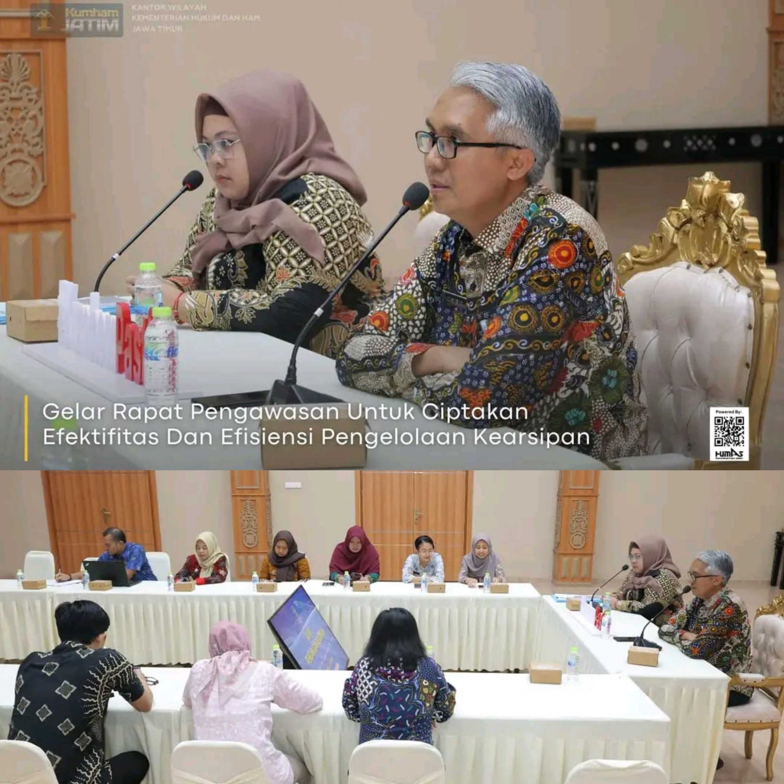 Gelar Rapat Pengawasan Untuk Ciptakan Efektifitas Dan Efisiensi Pengelolaan Kearsipan