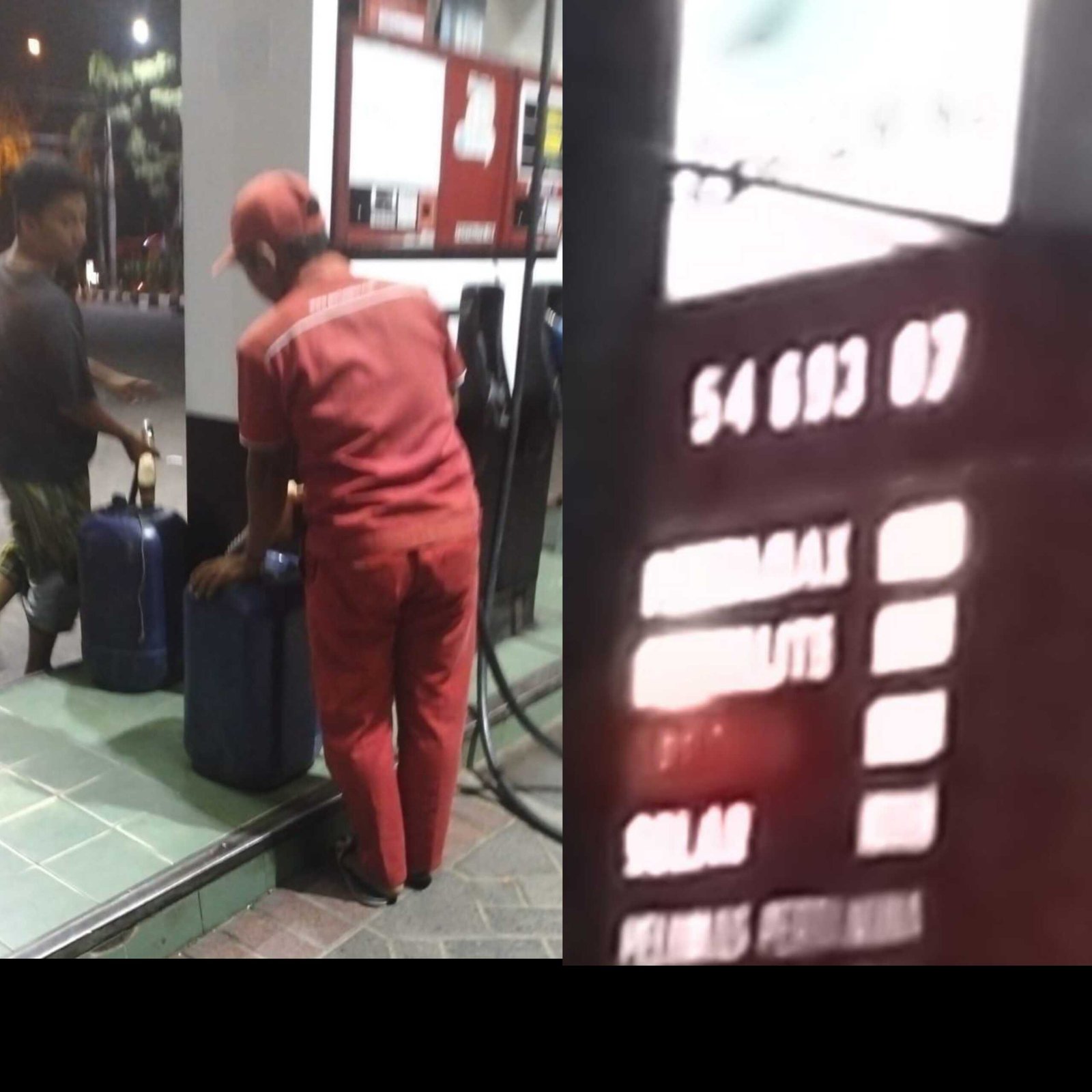 Gak Bahaya Ta, Lagi lagi SPBU Nakal Masih Bebas dan Terang Terangan Melakukan Kecurangan, Kini Tersorot SPBU No 54.693.07 Pamekasan