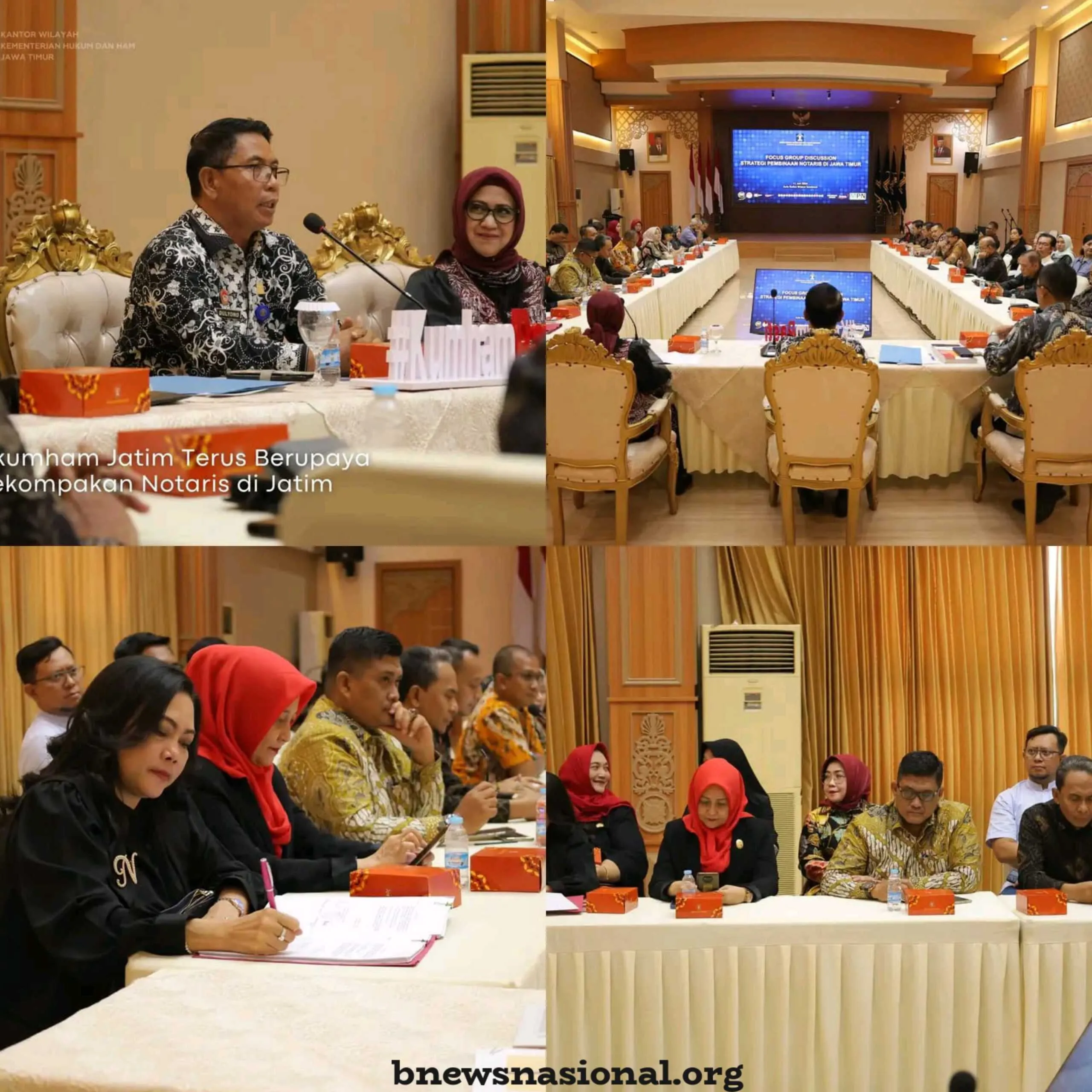 Kemenkumham Jatim Terus Berupaya Jaga Kekompakan Notaris Di Jatim