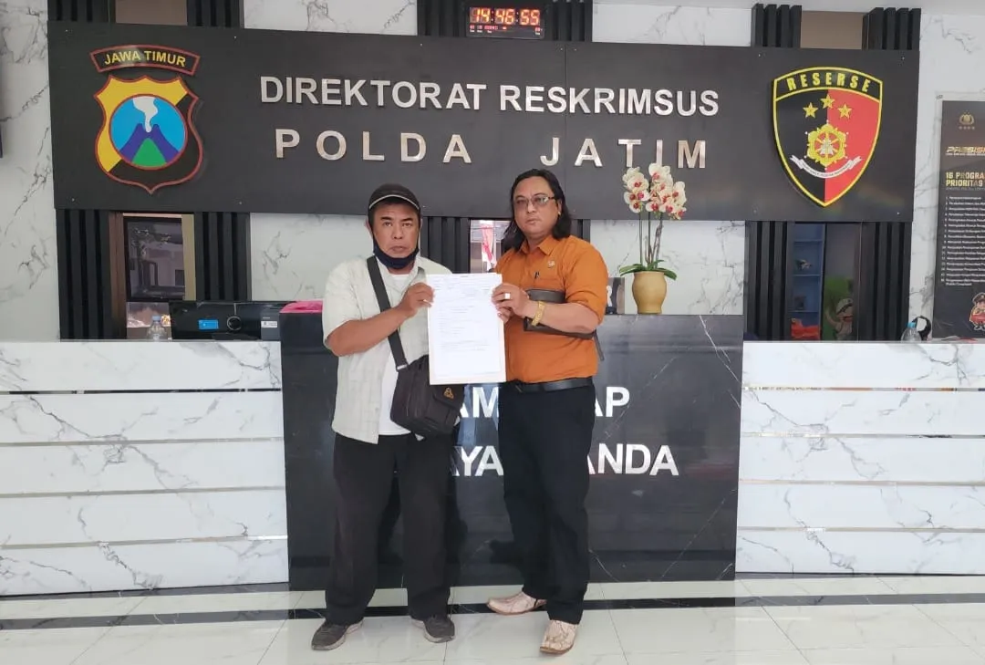 Advokat Dodik Firmansyah Dampingi Wartawan ke Polda Jatim Adukan Direktur PT Dharma Bhakti Adijaya
