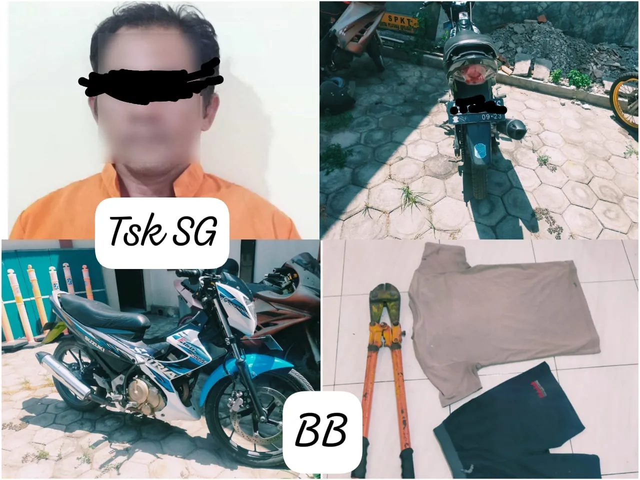 Polres Nganjuk amankan Pelaku Pencurian Besi Beton Milik PT Ometraco Arya Samanta