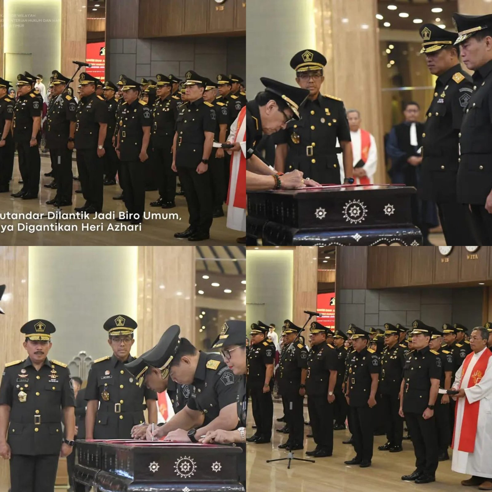 Asep Sutandar Dilantik Jadi Biro Umum, Posisinya Digantikan Heri Azhari