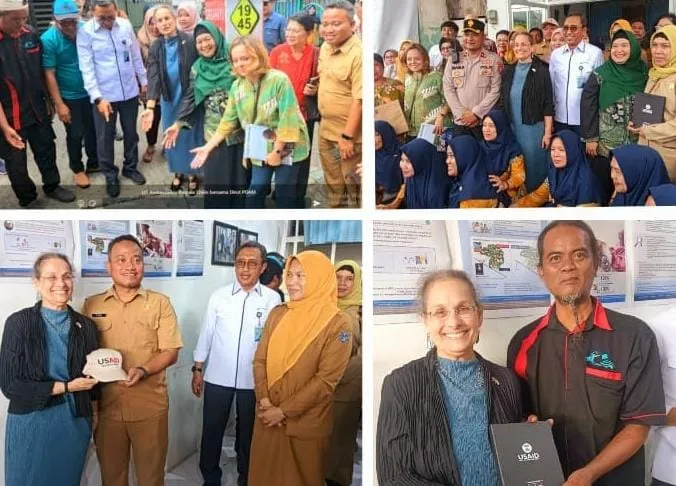 PDAM Surabaya Bersama USAID IUWASH Terima Kunjungan Duta Besar Amerika Cek Lokasi Master Meter