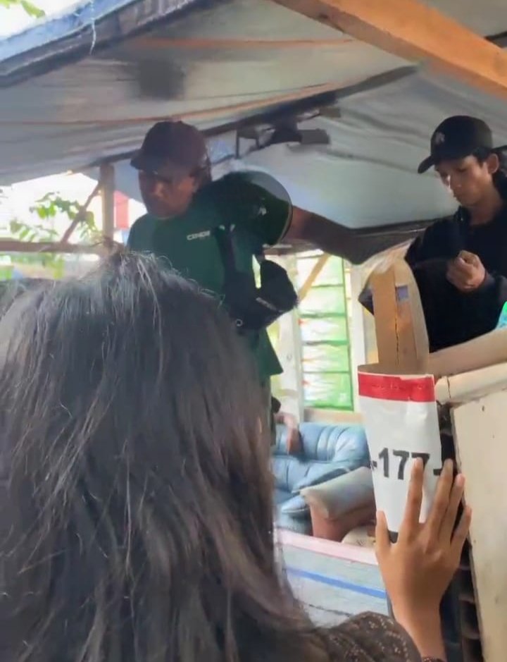 Pelaku Maling Motor Di Kedinding Palem 4 Dihajar Masa