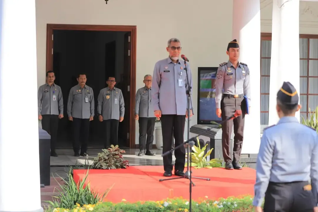 Kepala BPSDM Kemenkumham Razilu Pimpin Upacara Kesaktian Pancasila di Kemenkumham Jatim