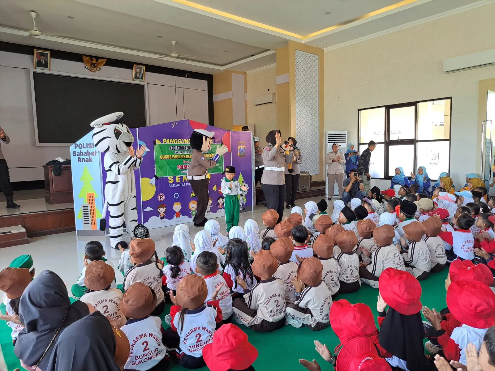 AKBP Siswantoro Ajak Siswa PAUD dan SD Kenali Lebih Dekat Dunia Kepolisian