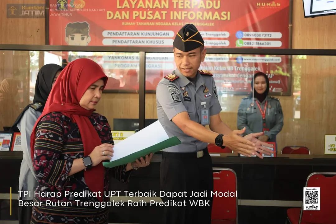TPI Harap Predikat UPT Terbaik Dapat Jadi Modal Besar Rutan Trenggalek Raih Predikat WBK