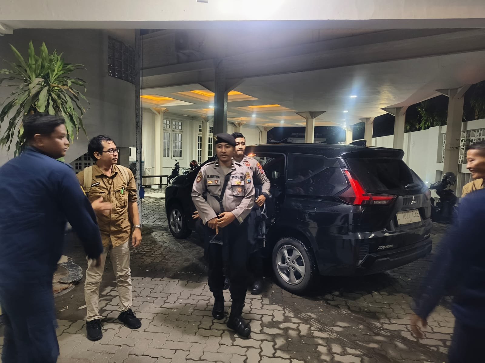 Polres Nganjuk Kawal Ketat Pengiriman Kotak Rekapitulasi Model-D ke KPU Provinsi 
