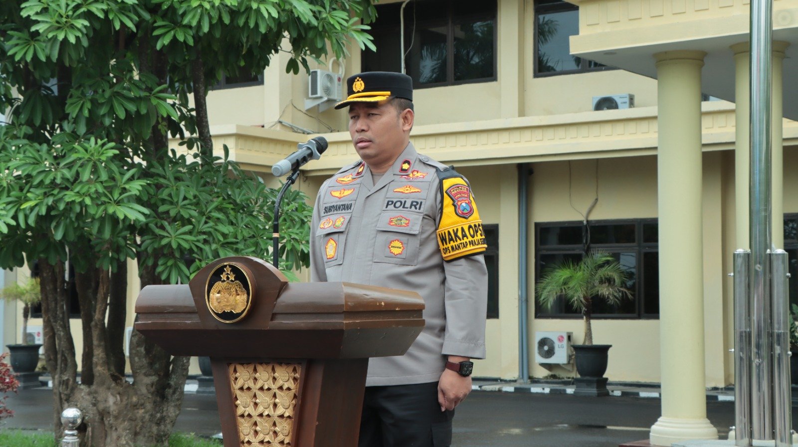 Polres Nganjuk Gelar Upacara Penutupan Latja Diktuk Bintara Polri Gelombang II TA 2024