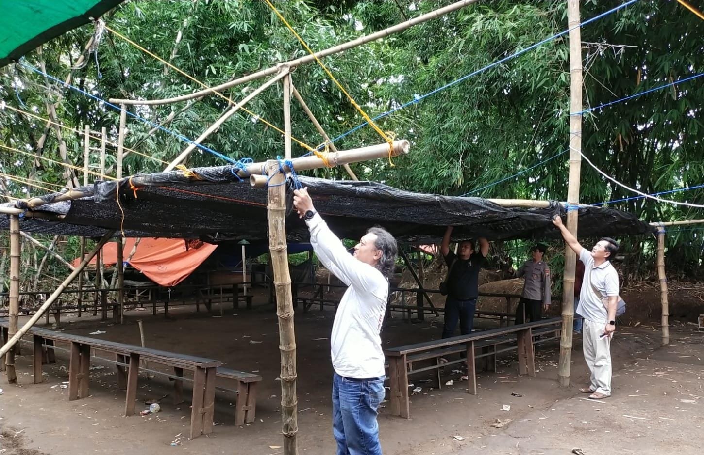 Polres Nganjuk Gerebek Tiga Lokasi Diduga Arena Sabung Ayam