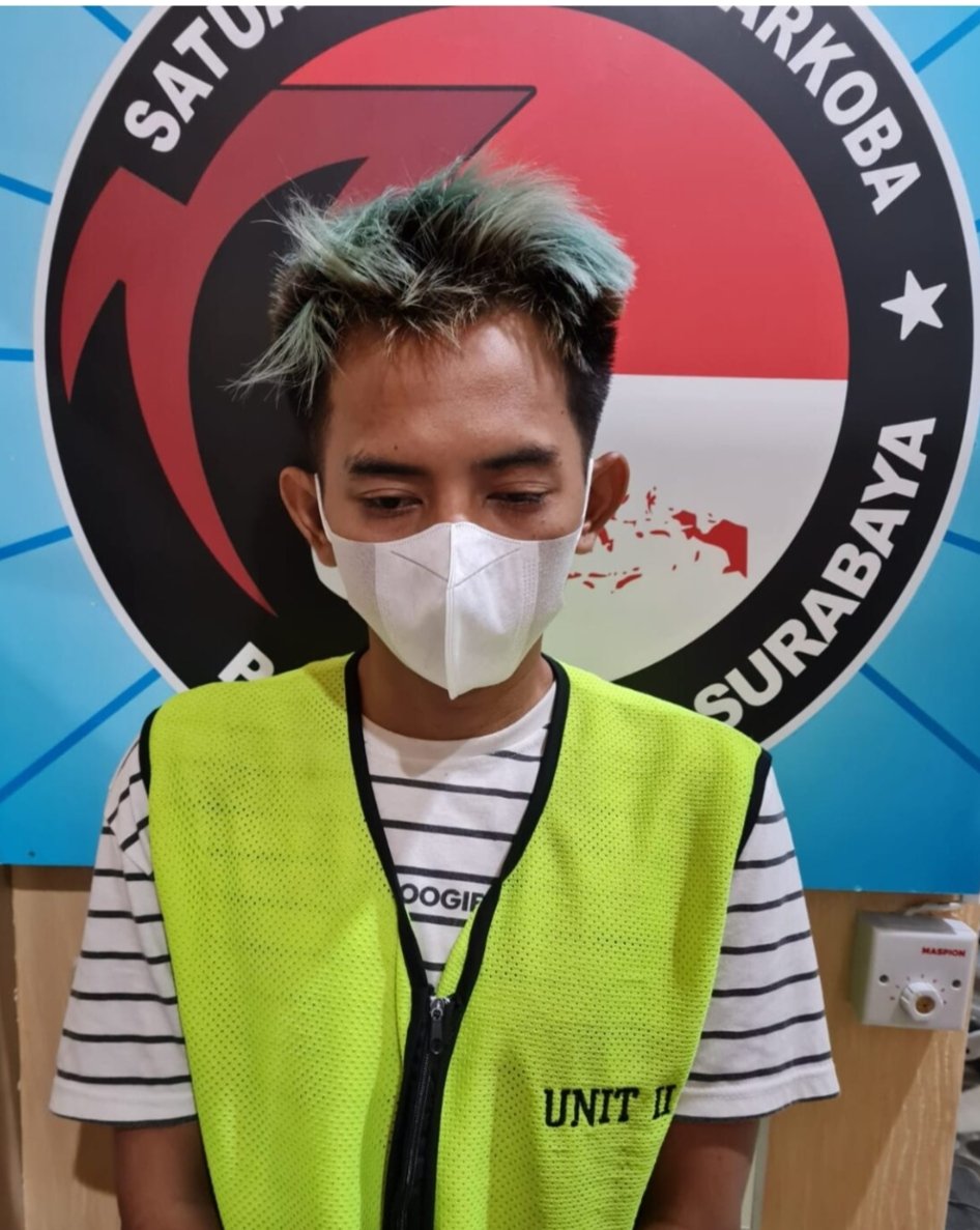 Satresnarkoba Surabaya Ciduk Pengedar Sabu dan Pil Double L di Sidoarjo