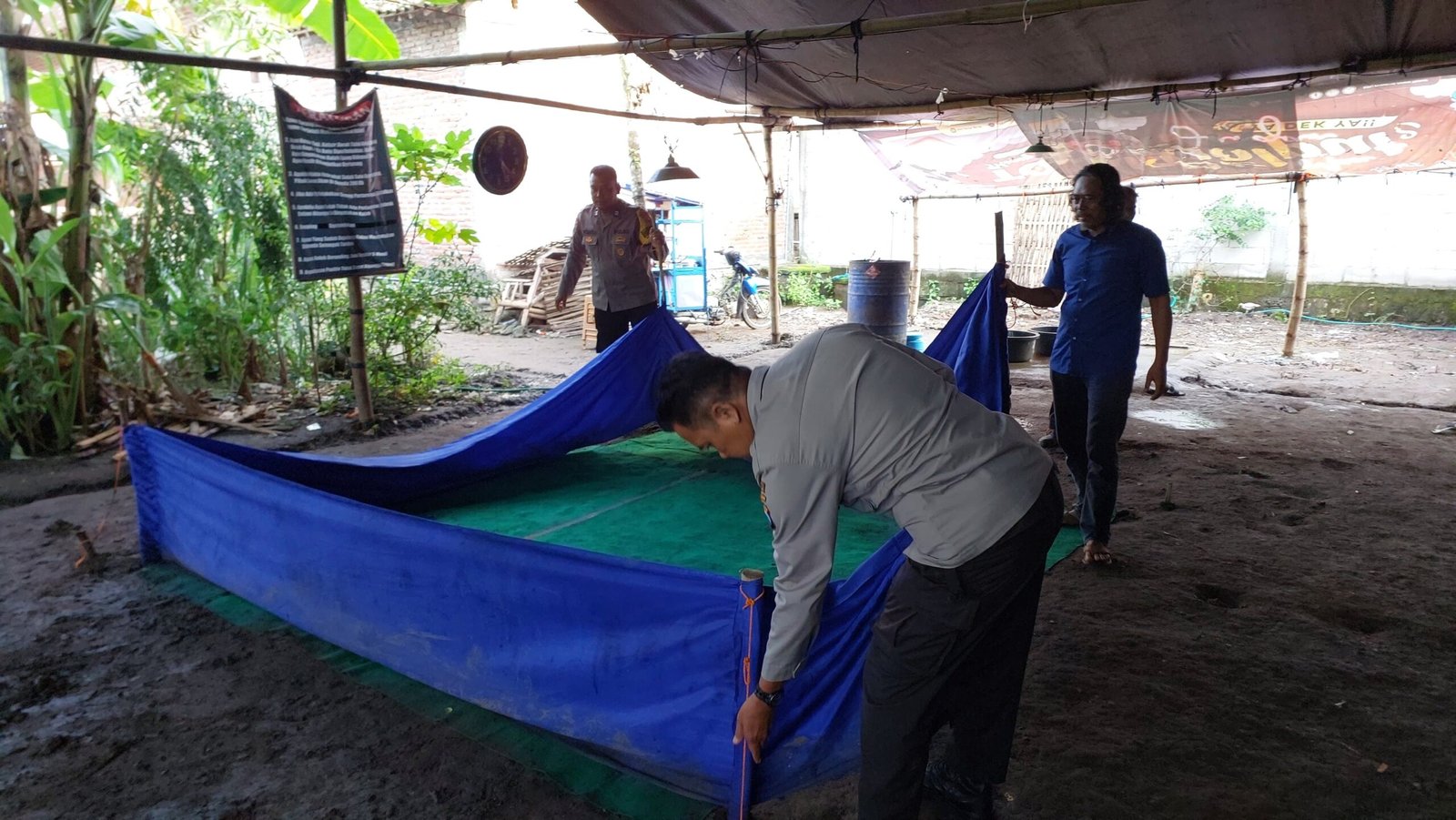 Polsek Bagor Gerebek Lokasi Perjudian Sabung Ayam di Sugihwaras