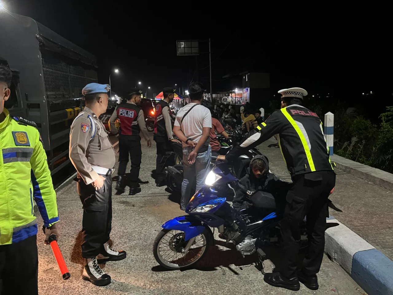 Polres Pacitan Tindak Tegas Balap Liar, 27 Motor Diamankan