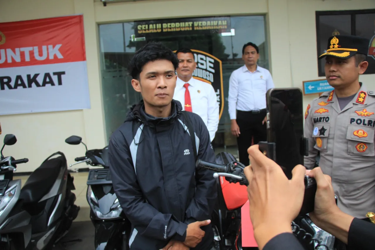 Hati Riang Korban Curanmor Saat Polres Bondowoso Temukan dan Kembalikan Motor yang Hilang*