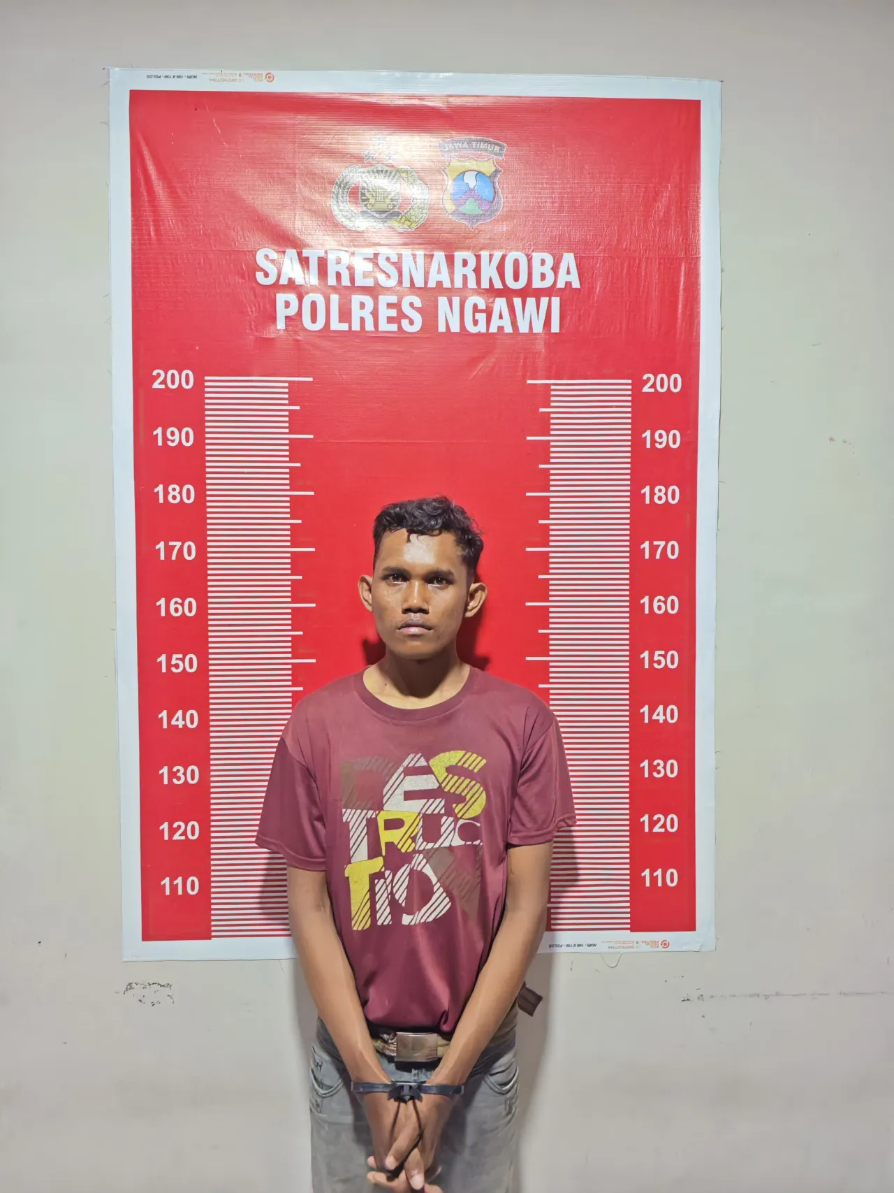 SATRESNARKOBA POLRES NGAWI UNGKAP KASUS PEREDARAN SABU SEBERAT 11,27 GRAM DI DEPAN KANTOR KECAMATAN NGAWI