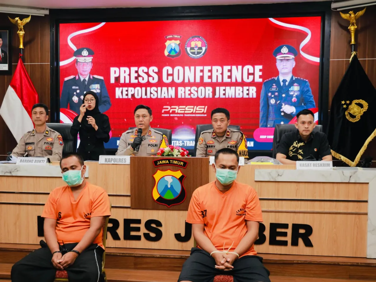 Polres Jember Akhirnya Berhasil Menangkap Dua Pelaku Pembunuhan yang Kabur ke Malaysia
