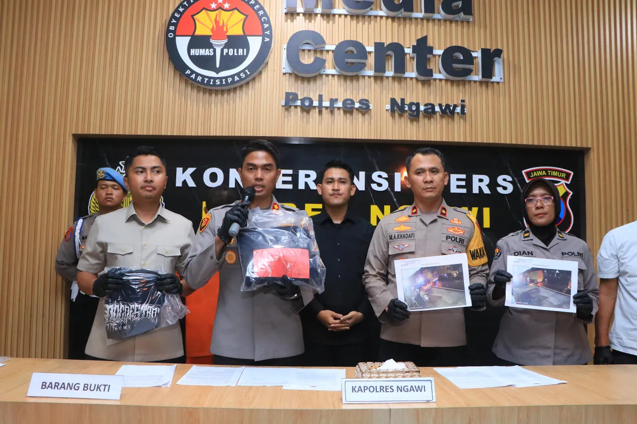 Operasi Pekat II Semeru 2025 Polisi Berhasil Amankan Pesilat yang Bikin Onar di Ngawi