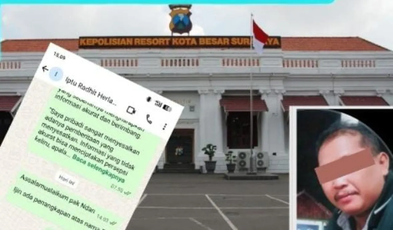 Polrestabes Surabaya Amankan MI, Diduga Pelaku Penggelapan Dua Unit Mobil