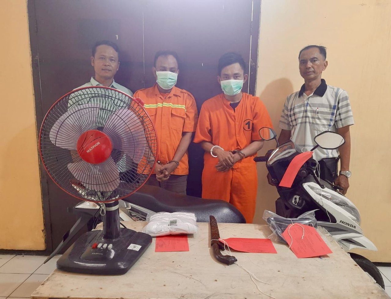 Polsek Semampir Amankan Dua Pelaku Curas, Modus Minta Antar Pulang.