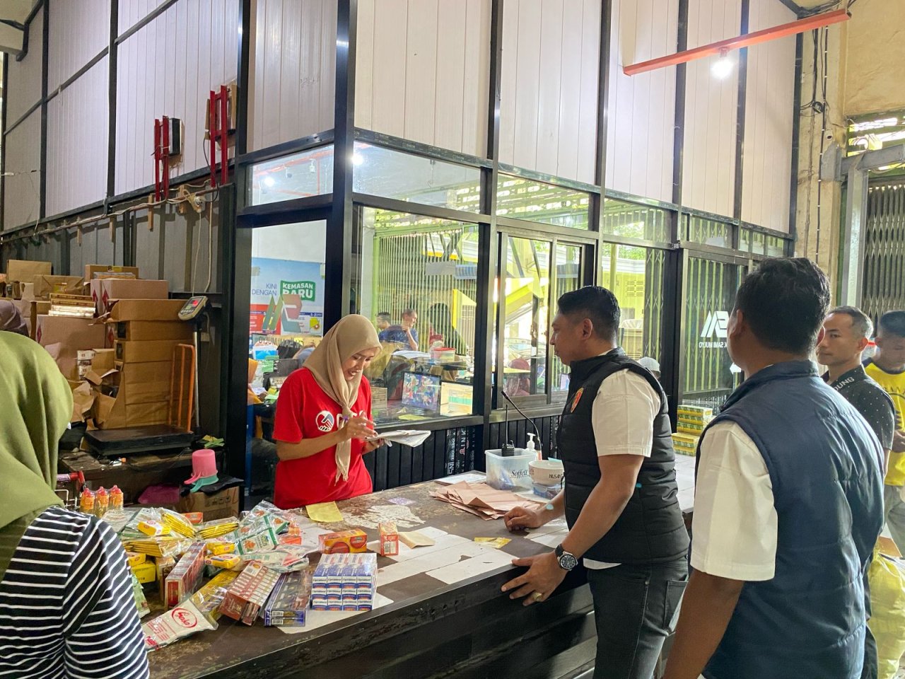 Satgas Pangan Polres Nganjuk Pantau Harga dan Stok Bahan Pokok Jelang Ramadan