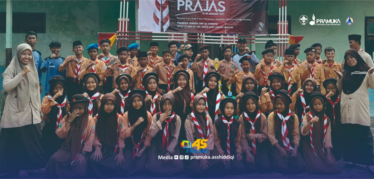 SMP As-Shiddiqi Gudur Kara Torjun Sampang, ikuti Kompetisi yel online penggalang di tingkat nasional yang diselenggaraka