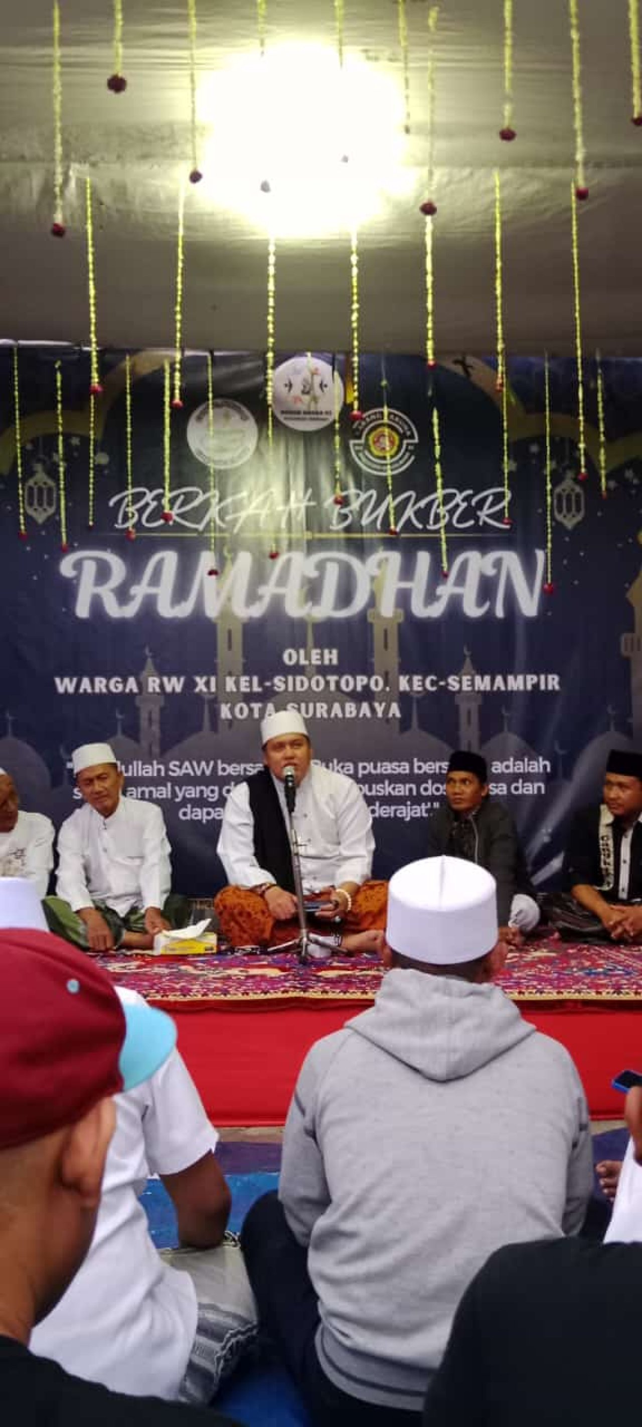 Warga RW XI Sidotopo Menyelenggarakan "Berkah Bukber Ramadhan" Bersama Jama'ah Cangkir Al Ishaqi