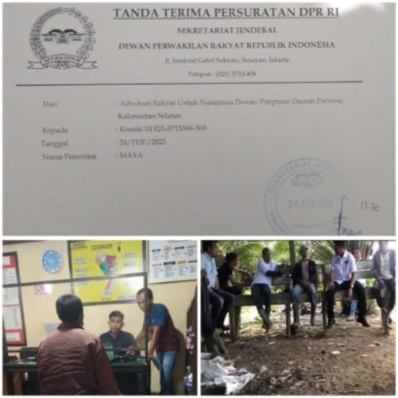 Warga Trans Bekambit Kotabaru Berharap Presiden Prabowo Dan Komisi Hukum DPR-RI Tindak Tegas Pelaku Pembatalan 700SHM