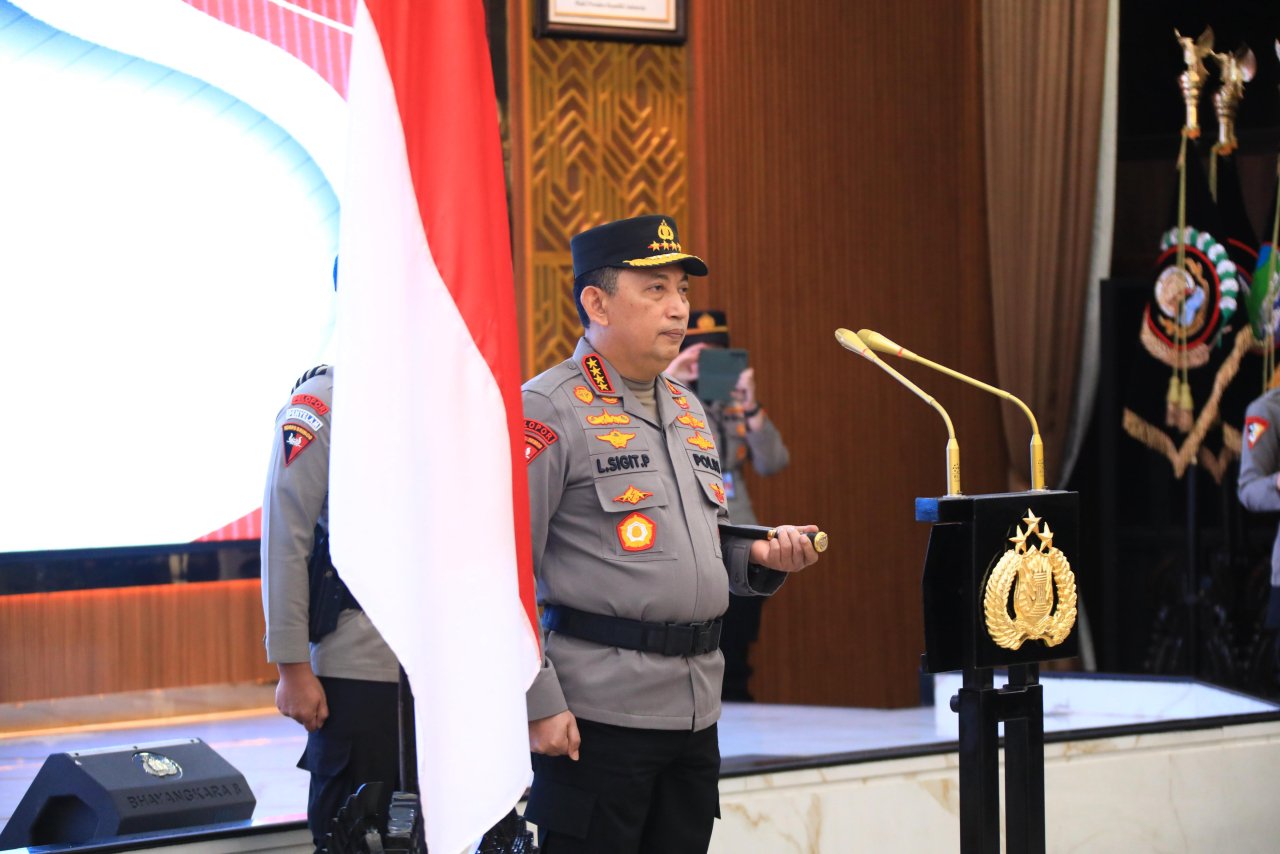 Mabes Polri Gelar Korps Raport Kenaikan Pangkat Pati Polri, 13 Perwira Tinggi Naik Pangkat