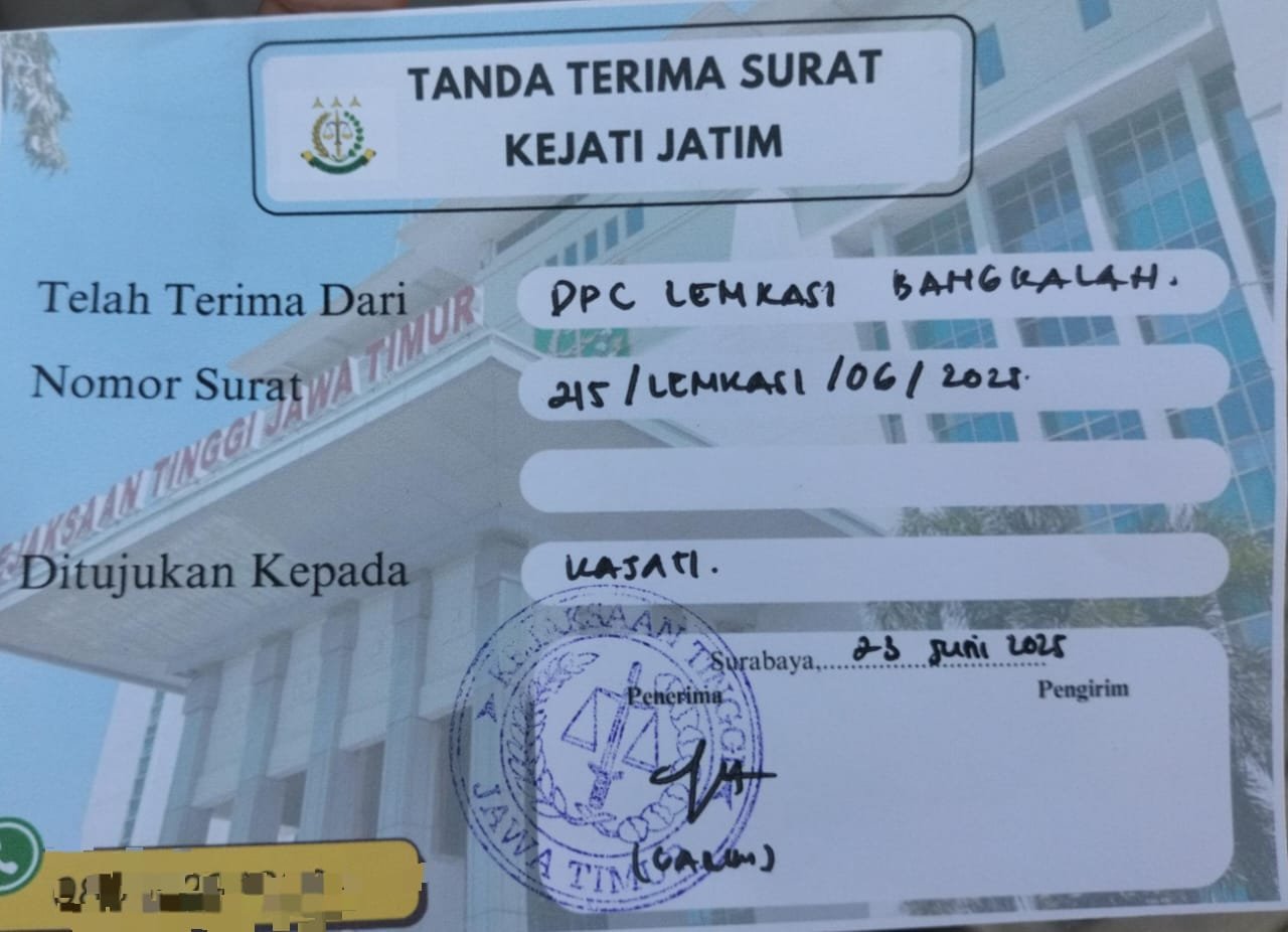 Dugaan Korupsi Program Rutilahu di Tragah, Aktivis Resmi Laporkan Pendamping Desa ke Kejati Jatim