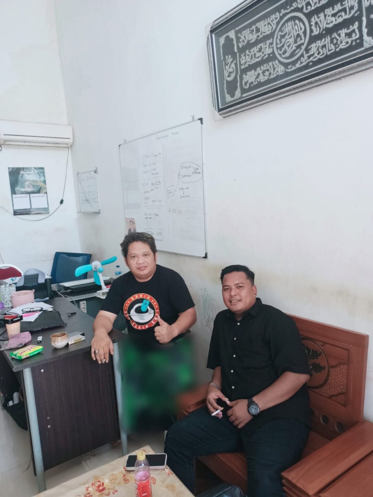 Direktur Informasi Publik Silaturahmi ke Advokat Dwi Heri Mustika SH MH 