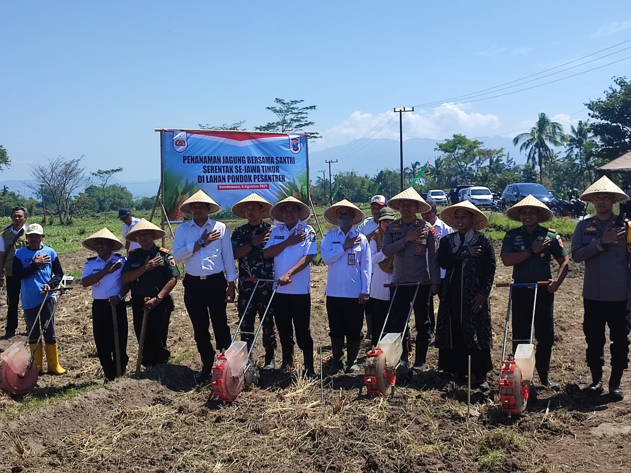 Polres Bondowoso bersinergi dengan pondok pesantren dalam mendukung program ketahanan pangan