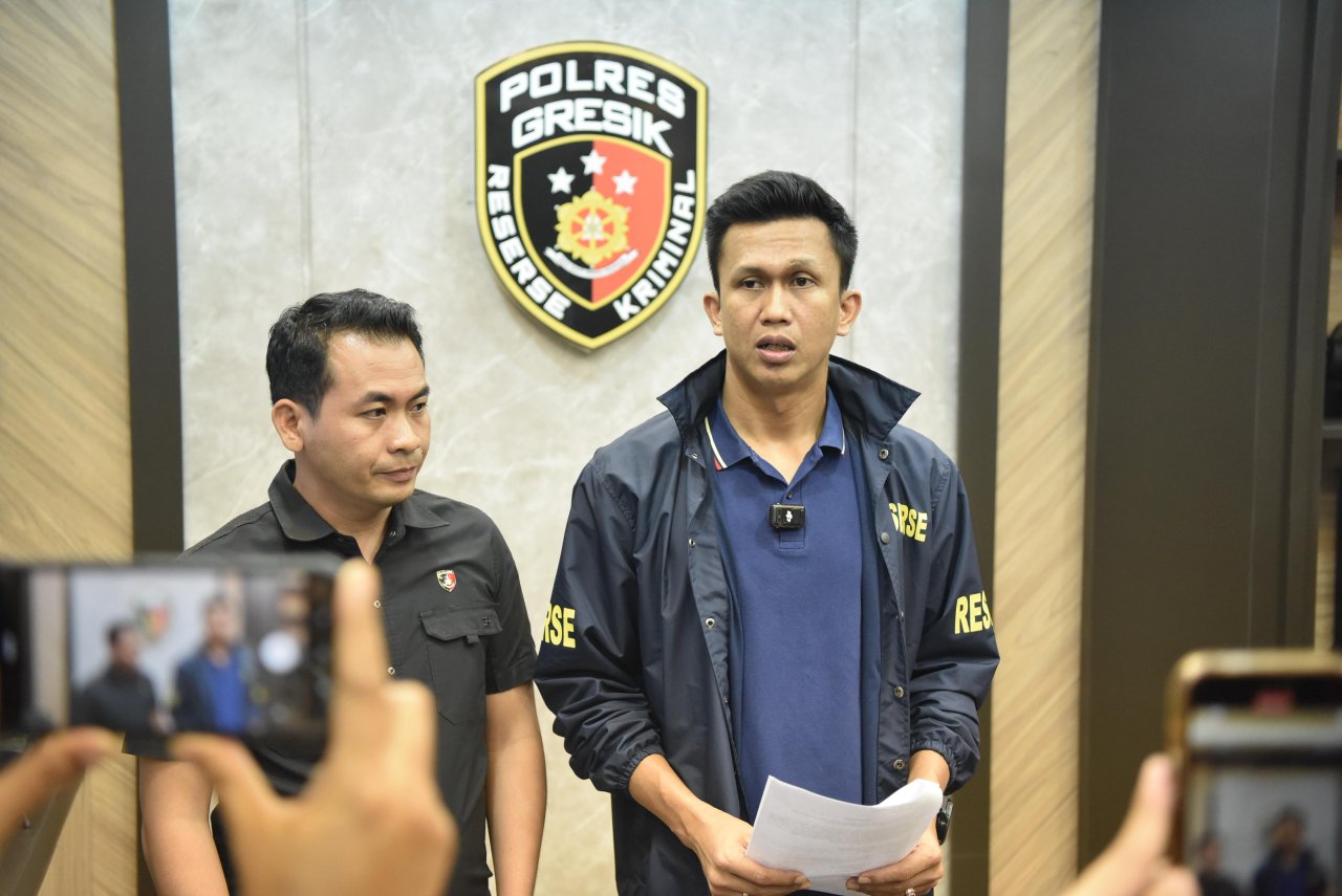 Polisi Amankan Tersangka Pencabulan Anak Dibawah Umur di Gresik